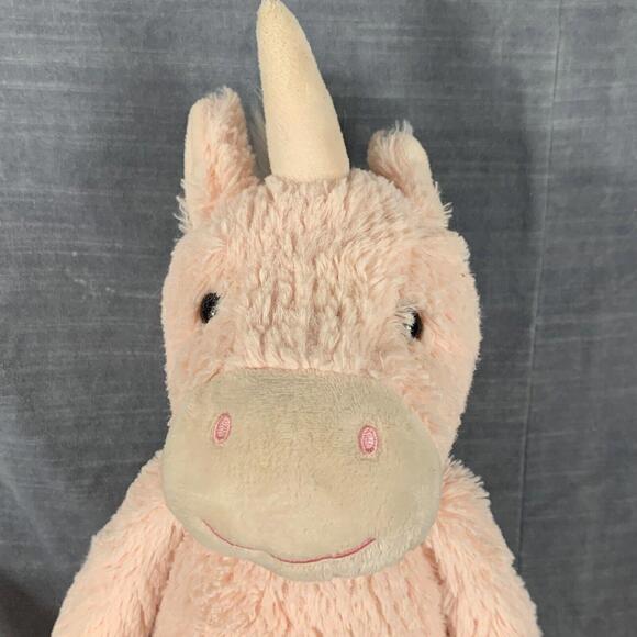 Manhattan Toy Company 2015 Pink Unicorn Stuffed Lovey Plush Tara 14" - Picture 2 of 8